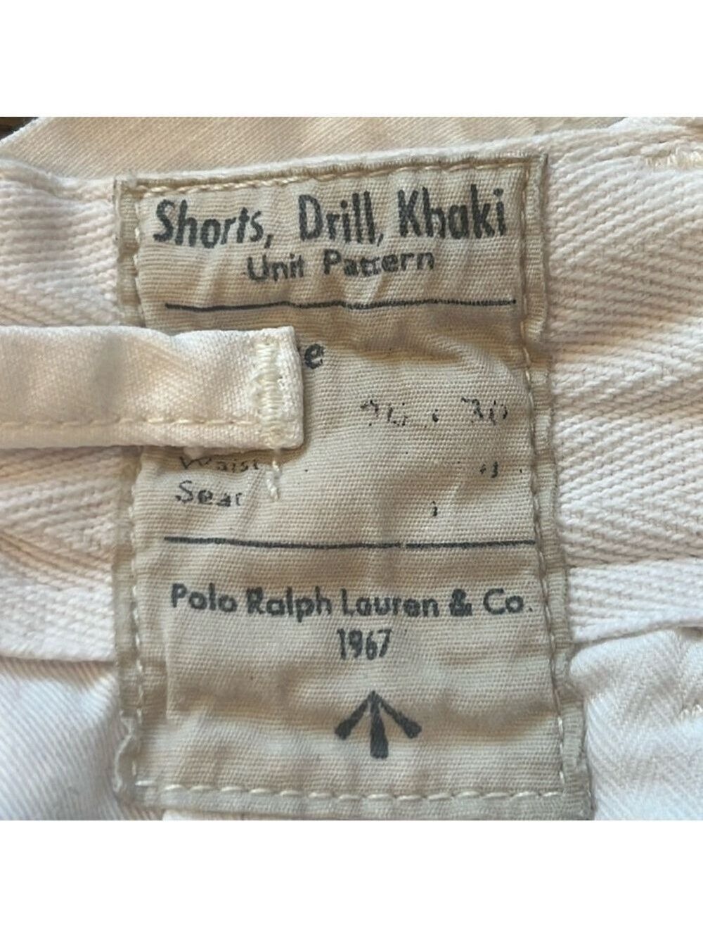 Polo Ralph Lauren Classic Cargo Shorts Khakis White/Relaxed Fit Size 31 - Picture 14 of 16